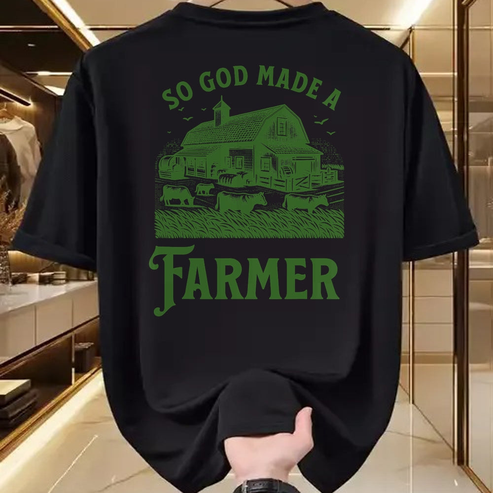 Best Farmer Life Shirt, Funny Farmer UnisexT-Shirt/Hoodie/Sweatshirt HLT00 - So God Made a Farmer Country Life T-Shirt for Fans T-Shirt
