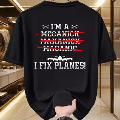 Best Mechanic Life Shirt, Funny Mechanic UnisexT-Shirt/Hoodie/Sweatshirt HLT00 - I'm A I Fix Planes Love Airplanes Aviation Aircraft Mechanic T-Shirt
