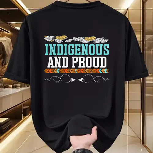 Native American T-Shirts, Vintage Native American Unisex T-Shirt/Hoodie/Sweatshirt HLT00 - Indigenous And Proud Native American Native Pride