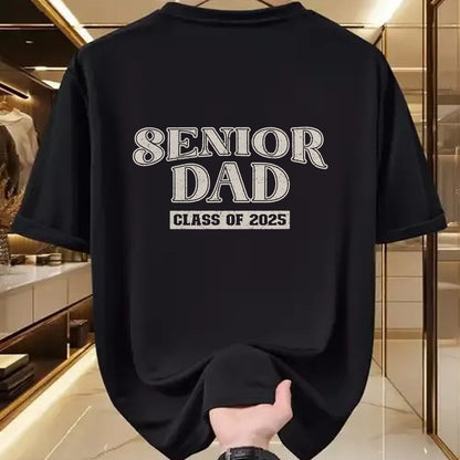 Gift for Dad Shirt, Funny Dad Unisex T-Shirt/Hoodie/Sweatshirt HLT00 – Senior Dad Class of 2025, Proud Papa T-Shirt
