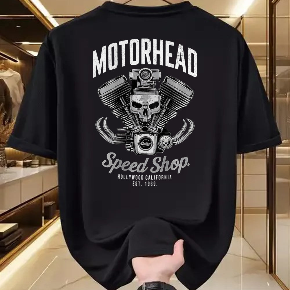 Best Mechanic Life Shirt, Funny Mechanic UnisexT-Shirt/Hoodie/Sweatshirt HLT00 - Skeleton Motor Head Speed Shop Hot Rod Mechanic Car Lover T-Shirt