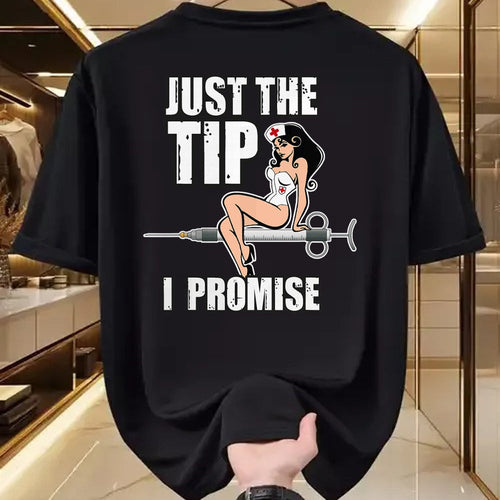Best Doctor Shirt, Funny Doctor UnisexT-Shirt/Hoodie/Sweatshirt HLT00 - Nurse Doctor Just The Tip Syringe Sexy Pinup Girl Gift Shirt T-Shirt