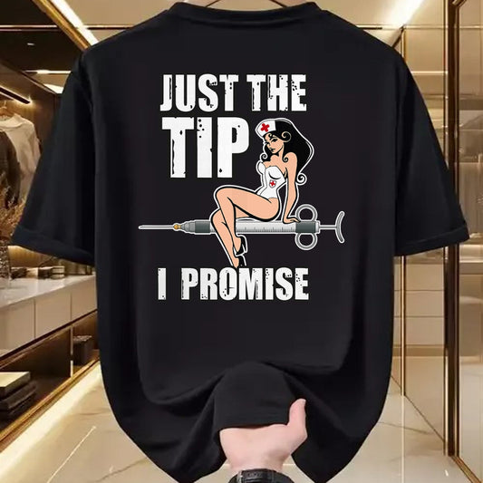 Best Doctor Shirt, Funny Doctor UnisexT-Shirt/Hoodie/Sweatshirt HLT00 - Nurse Doctor Just The Tip Syringe Sexy Pinup Girl Gift Shirt T-Shirt