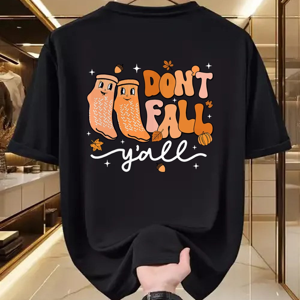 Funny Nurse Shirt, Nurse Unisex T-Shirt/Hoodie/Sweatshirt HLT00 - Don't Fall Y'all Fall Prevention Fall Physical Therapy Nurse T-Shirt