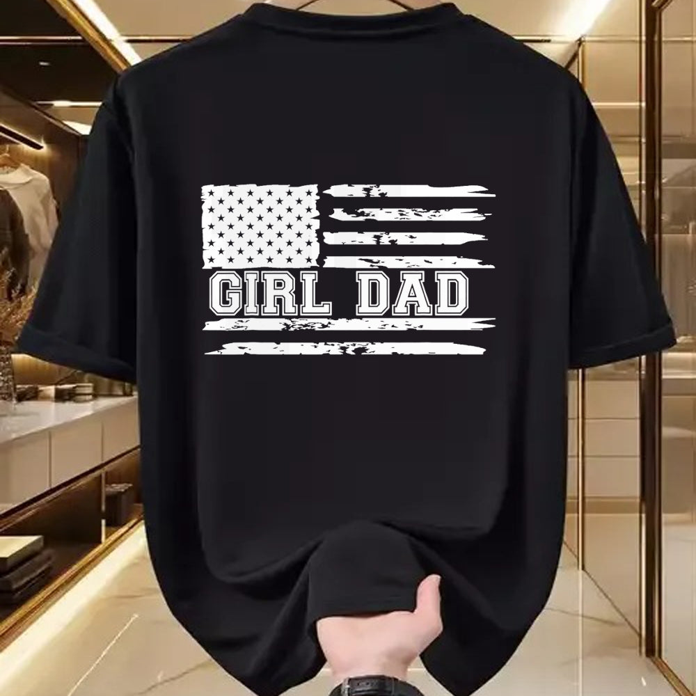 Gift for Dad Shirt, Funny Dad Unisex T-Shirt/Hoodie/Sweatshirt HLT00 – Proud Dad Of Girls Father of Girls For Dad Xmas Fathers Day T-Shirt