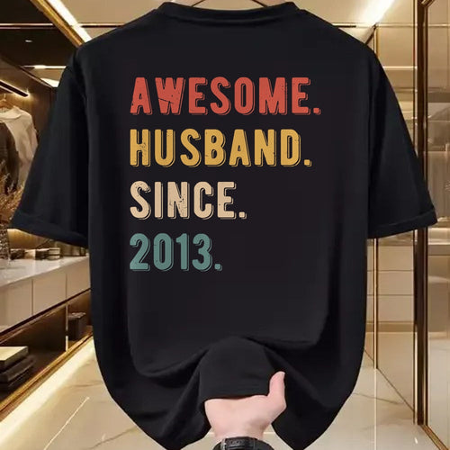Best Wife Shirt, Wife and Husband Unisex T-Shirt/Hoodie/Sweatshirt HLT00 - 11th Wedding Anniversary Epic Awesome Husband Since 2013 T-Shirt (2)