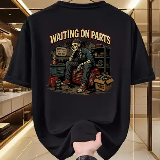 Best Mechanic Life Shirt, Funny Mechanic UnisexT-Shirt/Hoodie/Sweatshirt HLT00 - Waiting On Parts T-Shirt
