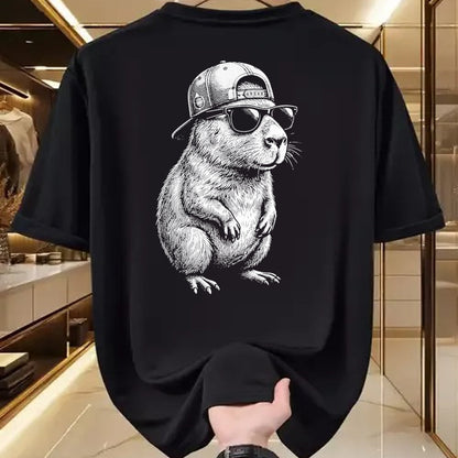Cute Capybara Shirt, Funny Capybara Unisex T-Shirt/Hoodie/Sweatshirt HLT00 - Capybara Sunglasses Cool Boys Kids Capybara T-Shirt