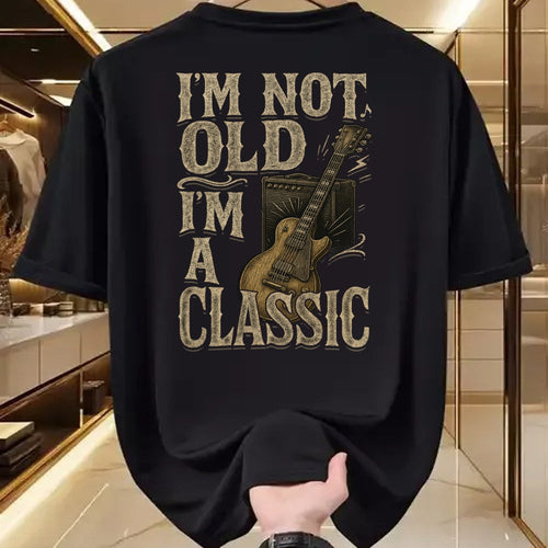 Guitar Lover Shirt, Funny Guitar UnisexT-Shirt/Hoodie/Sweatshirt HLT00 - I’m Not Old I’m A Classic Shirt Vintage Guitar Music Lover T-Shirt