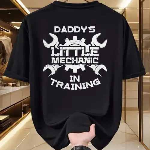 Best Mechanic Life Shirt, Funny Mechanic UnisexT-Shirt/Hoodie/Sweatshirt HLT00 - Kids Daddys Little Mechanic in Training Boys Girls Kids Toddler T-Shirt