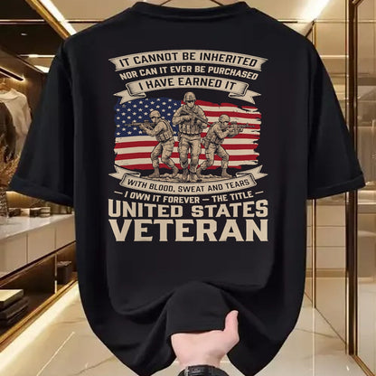 Proud Veteran Shirt, Funny Veteran UnisexT-Shirt/Hoodie/Sweatshirt HLT00 - Proud US Veteran Patriotic American Veterans Day T-Shirt
