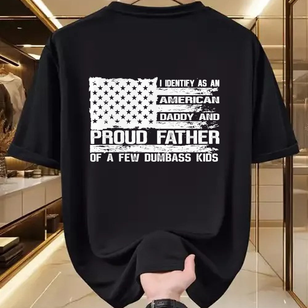 Gift for Dad Shirt, Funny Dad Unisex T-Shirt/Hoodie/Sweatshirt HLT00 – Proud Father of A Few Dumbass Kids Team Daddy Father_s Day T-Shirt