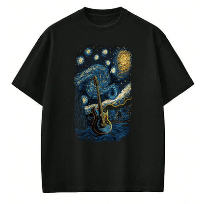 Guitar Lover Shirt, Funny Guitar UnisexT-Shirt/Hoodie/Sweatshirt HLT00 - Starry Guitar Gifts Guitarist Rock Concert Festival Guitar T-Shirt