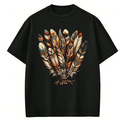 Native American T-Shirts, Vintage Native American Unisex T-Shirt/Hoodie/Sweatshirt HLT00 - Southwest Native American Indian Tribal Feather