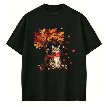 Best Thanksgiving Family Shirt , Funny Thanksgiving UnisexT-Shirt/Hoodie/Sweatshirt HLT00 - Cat Leaf Fall Tree Hello Autumn Thanksgiving It's Fall Y'all T-Shirt