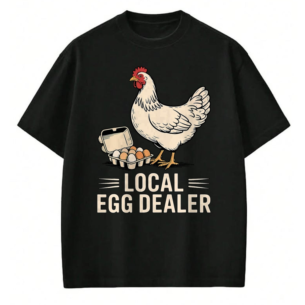 Best Farmer Life Shirt, Funny Farmer UnisexT-Shirt/Hoodie/Sweatshirt HLT00 - Vintage Local Egg Dealer Chicken Funny Farmer Easter T-Shirt