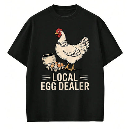 Best Farmer Life Shirt, Funny Farmer UnisexT-Shirt/Hoodie/Sweatshirt HLT00 - Vintage Local Egg Dealer Chicken Funny Farmer Easter T-Shirt