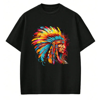 Native American T-Shirts, Vintage Native American Unisex T-Shirt/Hoodie/Sweatshirt HLT00 - Native American Indian Headdress design Tees Men Women