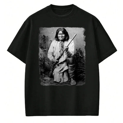 Native American T-Shirts, Vintage Native American Unisex T-Shirt/Hoodie/Sweatshirt HLT00 - Geronimo t Warrior Native American