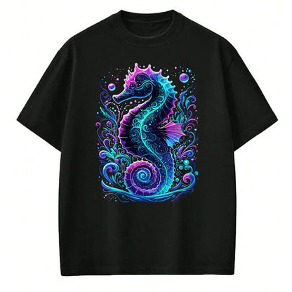 Best Horse Lover Shirt , Funny Horse UnisexT-Shirt/Hoodie/Sweatshirt HLT00 - Seahorse Colorful Underwater Seahorse T-Shirt