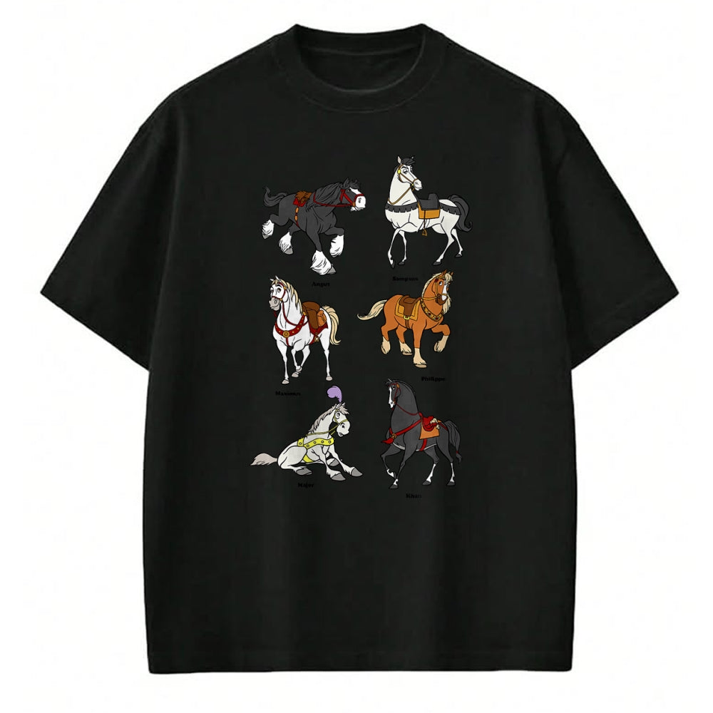 Best Horse Lover Shirt , Funny Horse UnisexT-Shirt/Hoodie/Sweatshirt HLT00 - Disney Princess Horses T-Shirt