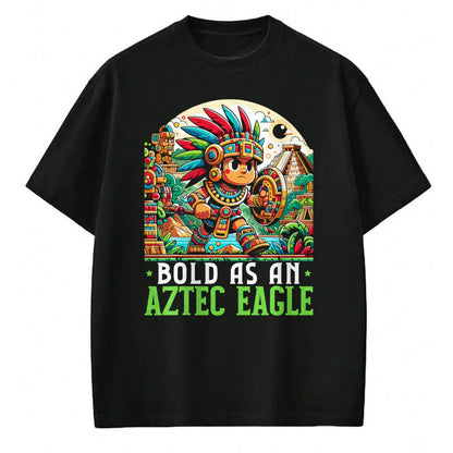 Native American T-Shirts, Vintage Native American Unisex T-Shirt/Hoodie/Sweatshirt HLT00 - Aztec Warrior Mexico Native Mexican Aztec Civilization