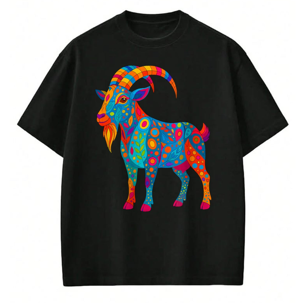 Best Farmer Life Shirt, Funny Farmer UnisexT-Shirt/Hoodie/Sweatshirt HLT00 - Psychedelic Goat T-Shirt