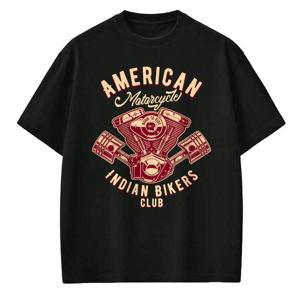 Native American T-Shirts, Vintage Native American Unisex T-Shirt/Hoodie/Sweatshirt HLT00 - native American Motorcycle Indian Bikers Club