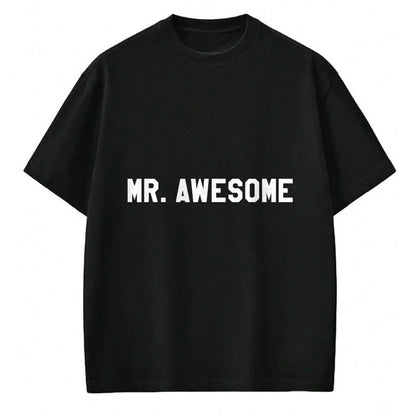 Best Wife Shirt, Wife and Husband Unisex T-Shirt/Hoodie/Sweatshirt HLT00 - Mr Awesome T-Shirt Funny Introduction Tee T-Shirt