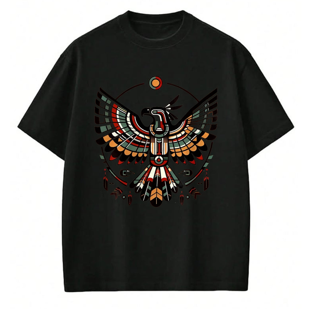 Native American T-Shirts, Vintage Native American Unisex T-Shirt/Hoodie/Sweatshirt HLT00 - Thunderbird Native American Tribal Art