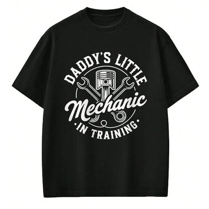 Best Mechanic Life Shirt, Funny Mechanic UnisexT-Shirt/Hoodie/Sweatshirt HLT00 - Daddy's Little Mechanic in Training Funny Future Mechanic T-Shirt