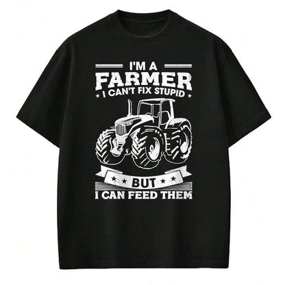 Best Farmer Life Shirt, Funny Farmer UnisexT-Shirt/Hoodie/Sweatshirt HLT00 - Funny Farming Tractor I'm A Farmer I Feed People T-Shirt