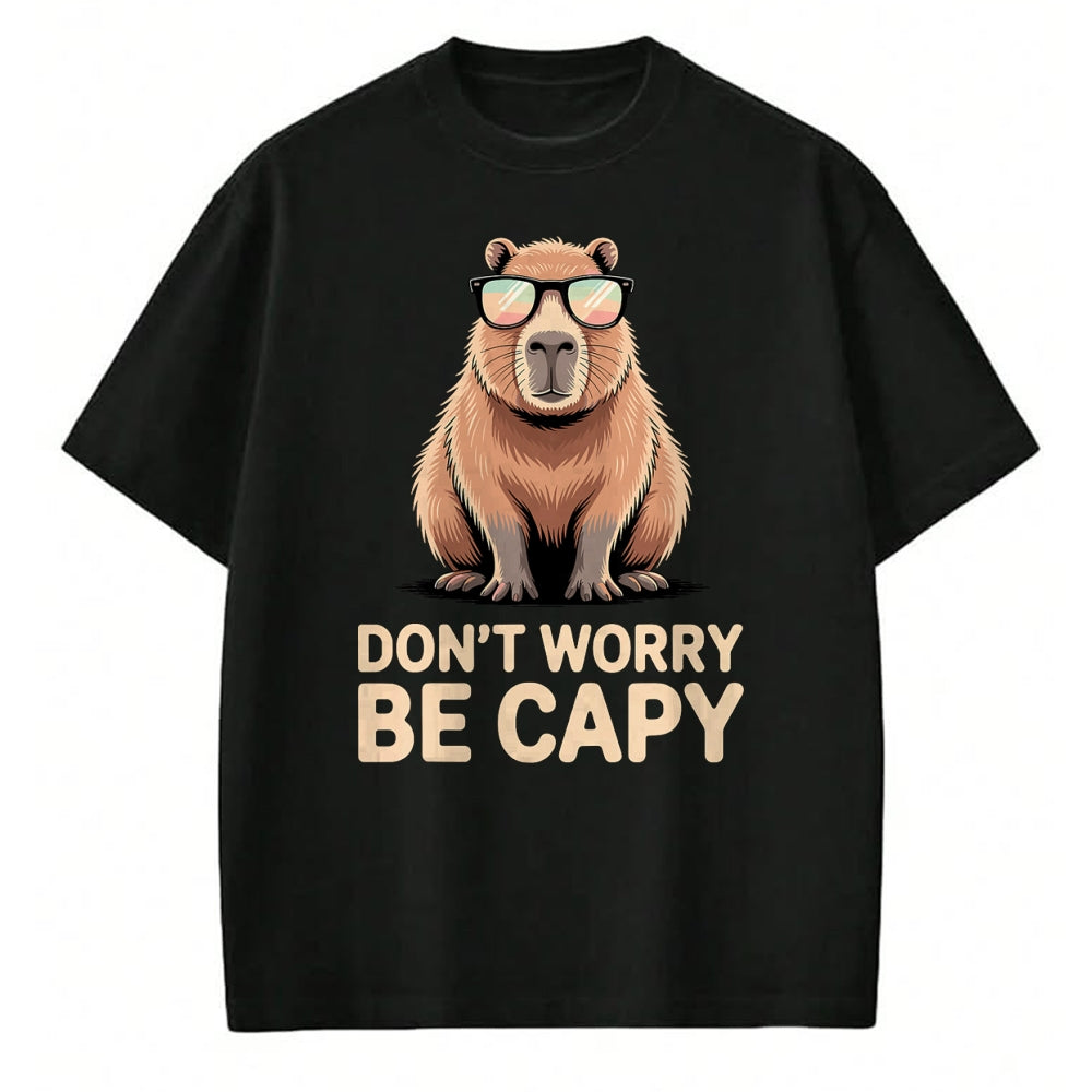 Cute Capybara Shirt, Funny Capybara Unisex T-Shirt/Hoodie/Sweatshirt HLT00 - Funny Capybara Design for Men Women Adults Capybara Lover T-Shirt