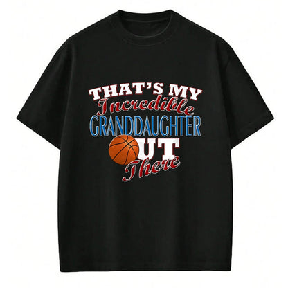 Best Grandpa Shirt, Proud Grandpa Unisex T-Shirt/Hoodie/Sweatshirt HLT00 - Awesome Basketball Granddaughter, Grandma & Grandpa T-Shirt