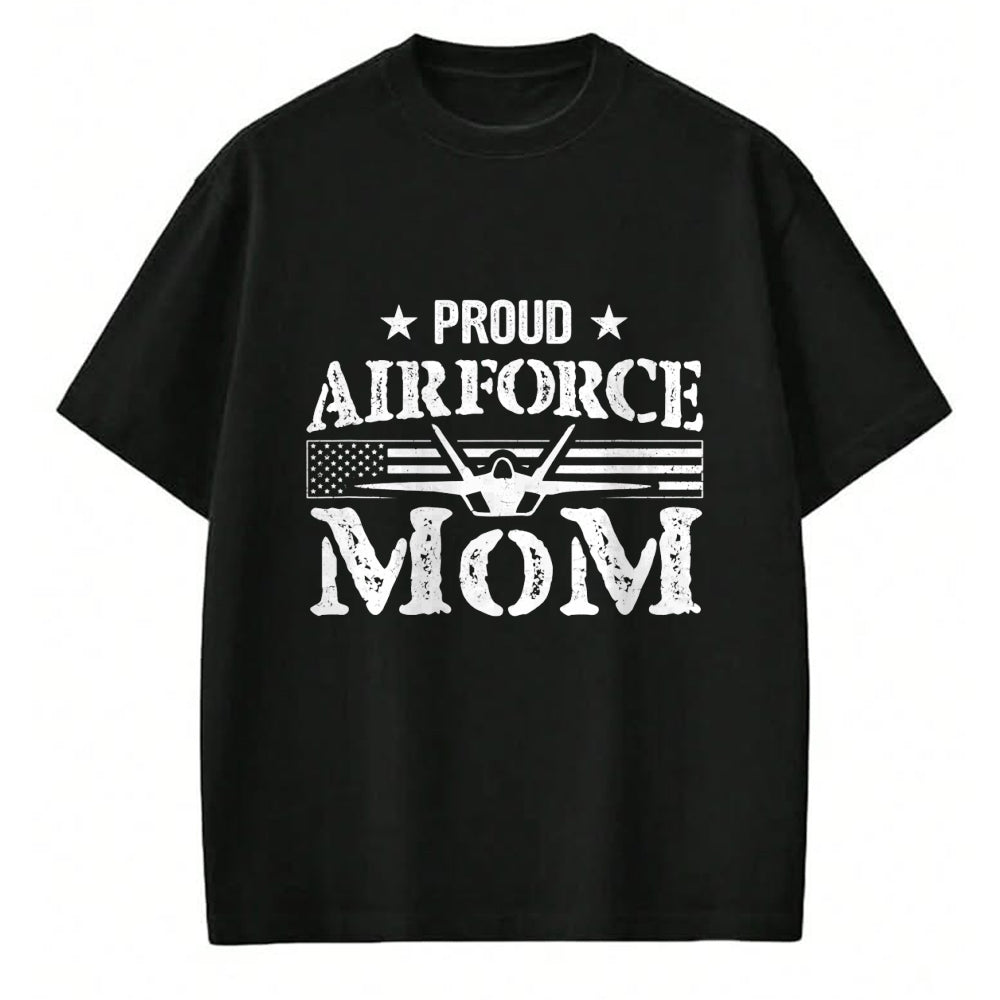 Gift for Mom Shirt, Funny Mom Unisex T-Shirt/Hoodie/Sweatshirt HLT00 - Proud Air Force Mom - Airforce Gifts - July 4th Mothers Day T-Shirt