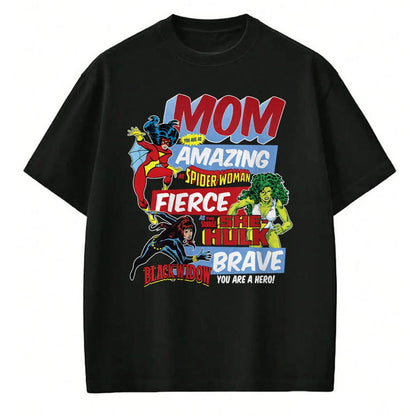 Gift for Mom Shirt, Funny Mom Unisex T-Shirt/Hoodie/Sweatshirt HLT00 - Marvel Vintage Retro Amazing Mom Graphic T-Shirt T-Shirt