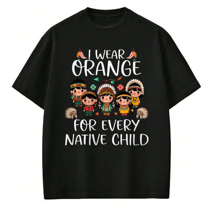 Native American T-Shirts, Vintage Native American Unisex T-Shirt/Hoodie/Sweatshirt HLT00 - Wear orange for every American native Indian children (1)