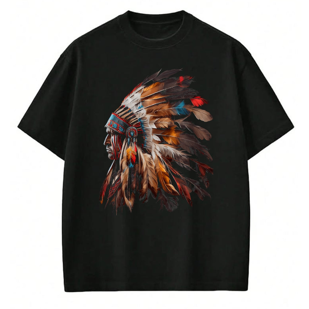 Native American T-Shirts, Vintage Native American Unisex T-Shirt/Hoodie/Sweatshirt HLT00 - Native American Indian Headdress Graphic Tees Men Women