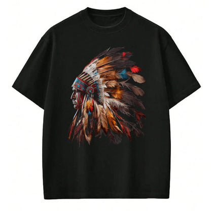 Native American T-Shirts, Vintage Native American Unisex T-Shirt/Hoodie/Sweatshirt HLT00 - Native American Indian Headdress Graphic Tees Men Women