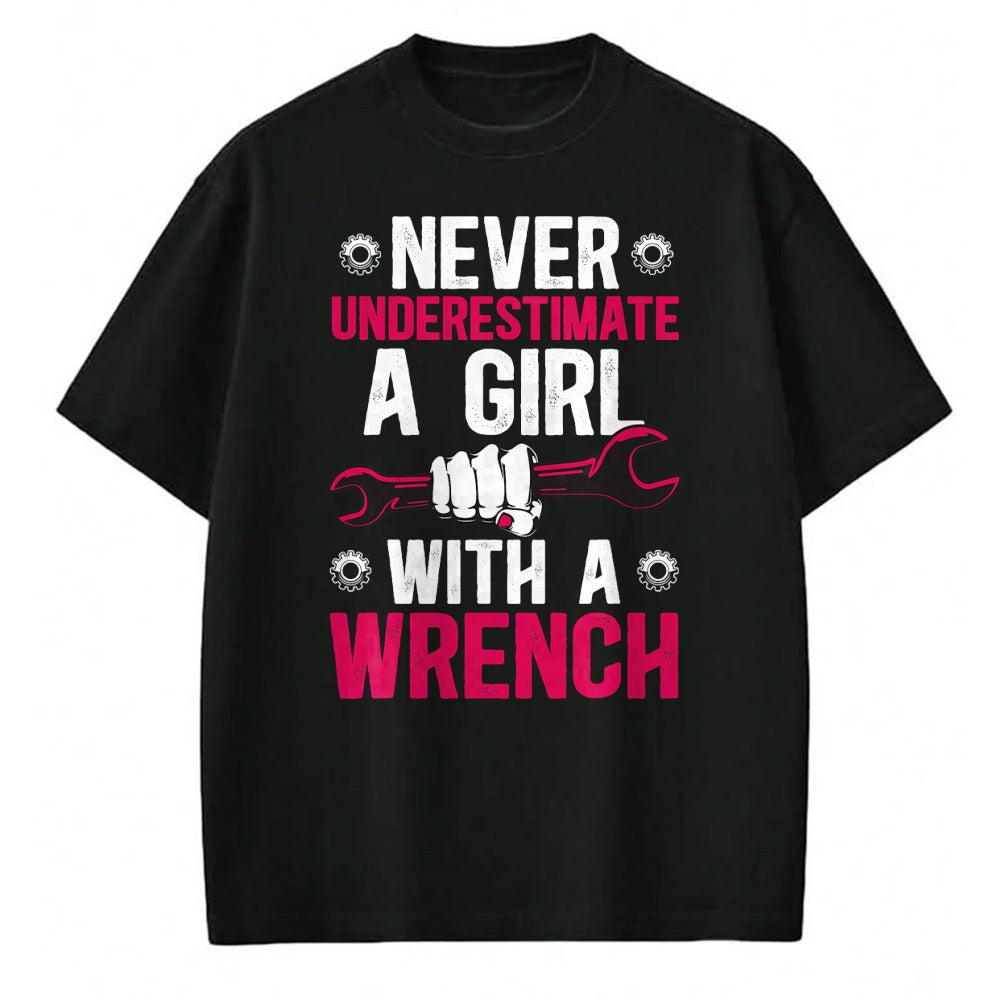 Best Mechanic Life Shirt, Funny Mechanic UnisexT-Shirt/Hoodie/Sweatshirt HLT00 - Girl with A Wrench Female Mechanic Women Mechanics Girl T-Shirt