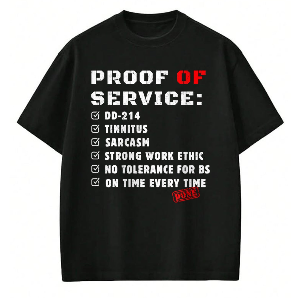 Proud Veteran Shirt, Funny Veteran UnisexT-Shirt/Hoodie/Sweatshirt HLT00 - Proof Of Service DD-214 Tinnitus Strong Work Ethic sarcasm T-Shirt