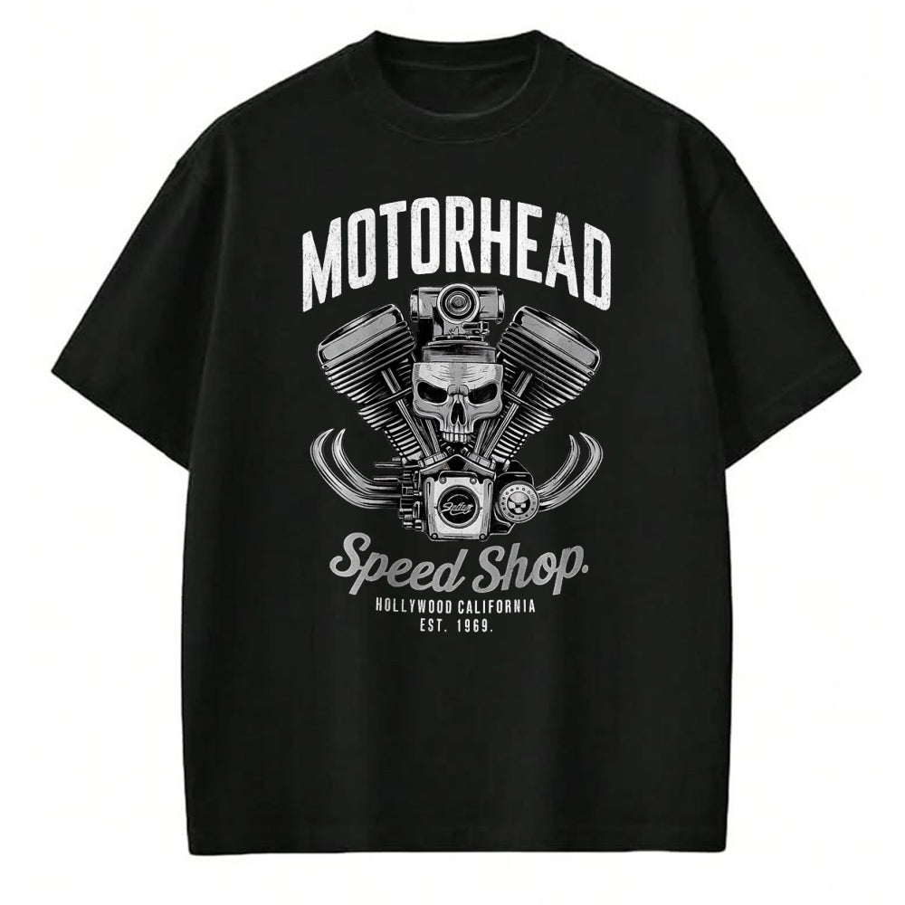 Best Mechanic Life Shirt, Funny Mechanic UnisexT-Shirt/Hoodie/Sweatshirt HLT00 - Skeleton Motor Head Speed Shop Hot Rod Mechanic Car Lover T-Shirt