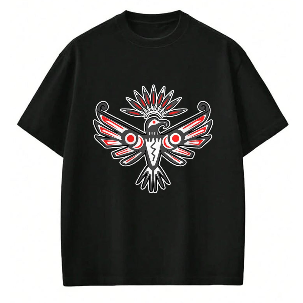 Native American T-Shirts, Vintage Native American Unisex T-Shirt/Hoodie/Sweatshirt HLT00 - Native American Thunderbird Indigenous Peoples Day