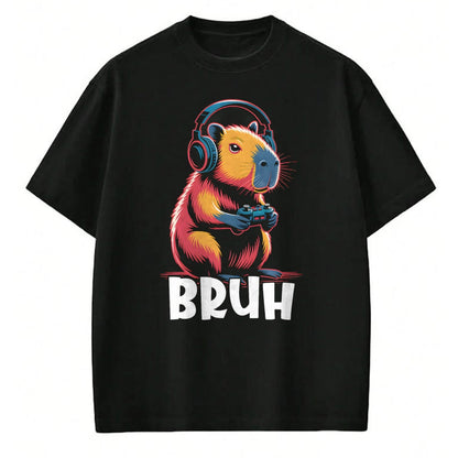 Cute Capybara Shirt, Funny Capybara UnisexT-Shirt/Hoodie/Sweatshirt HLT00 - Bruh Video Games Boys Capybara T-Shirt