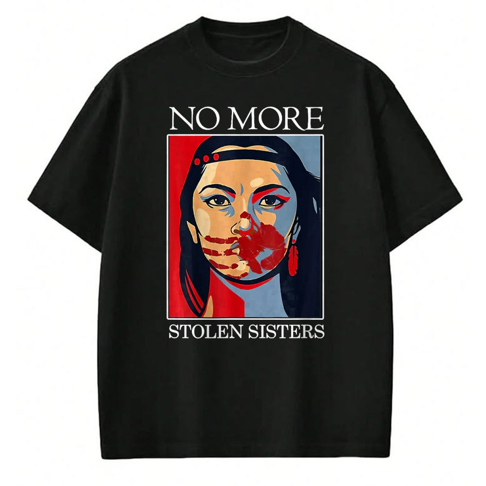 Native American T-Shirts, Vintage Native American Unisex T-Shirt/Hoodie/Sweatshirt HLT00 - Honor Awareness Native Americans No More Stolen Sisters