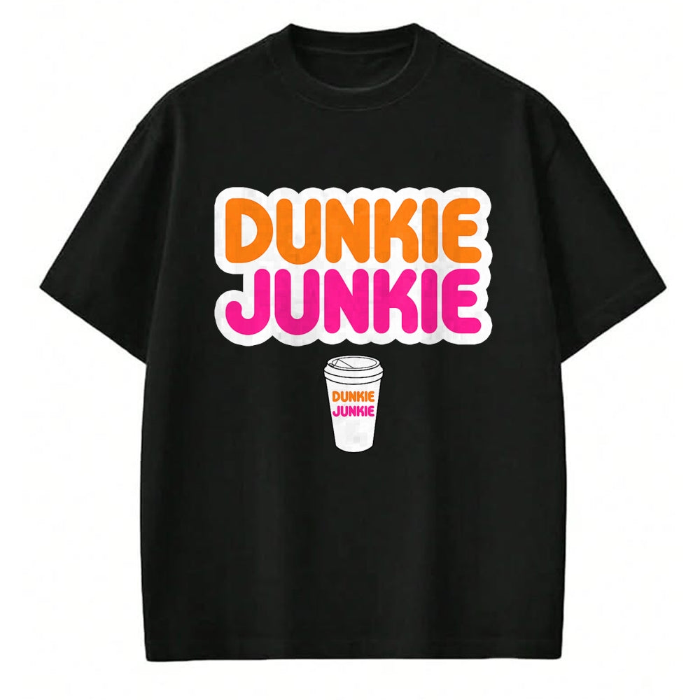 Best Thanksgiving Family Shirt , Funny Thanksgiving UnisexT-Shirt/Hoodie/Sweatshirt HLT00 - Funny Dunkie Junkie Coffee Love Funny Coffee Saying T-Shirt