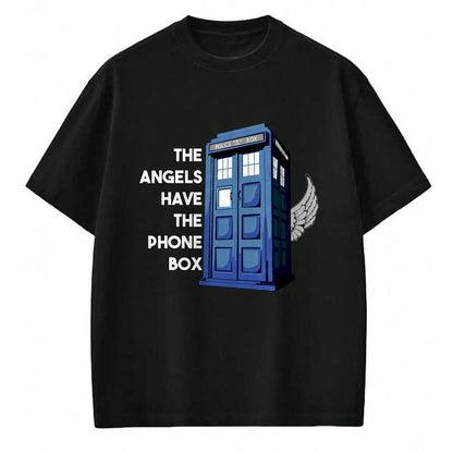 Best Doctor Shirt, Funny Doctor UnisexT-Shirt/Hoodie/Sweatshirt HLT00 - The Angels Have The Phone Box T-Shirt