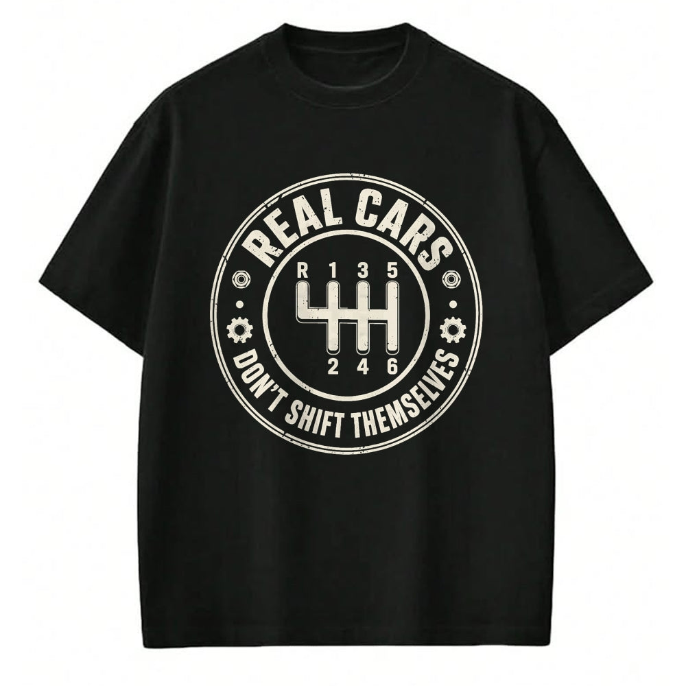 Best Mechanic Life Shirt, Funny Mechanic UnisexT-Shirt/Hoodie/Sweatshirt HLT00 - Real Cars Dont Shift Themselves Automotive Mechanic T-Shirt