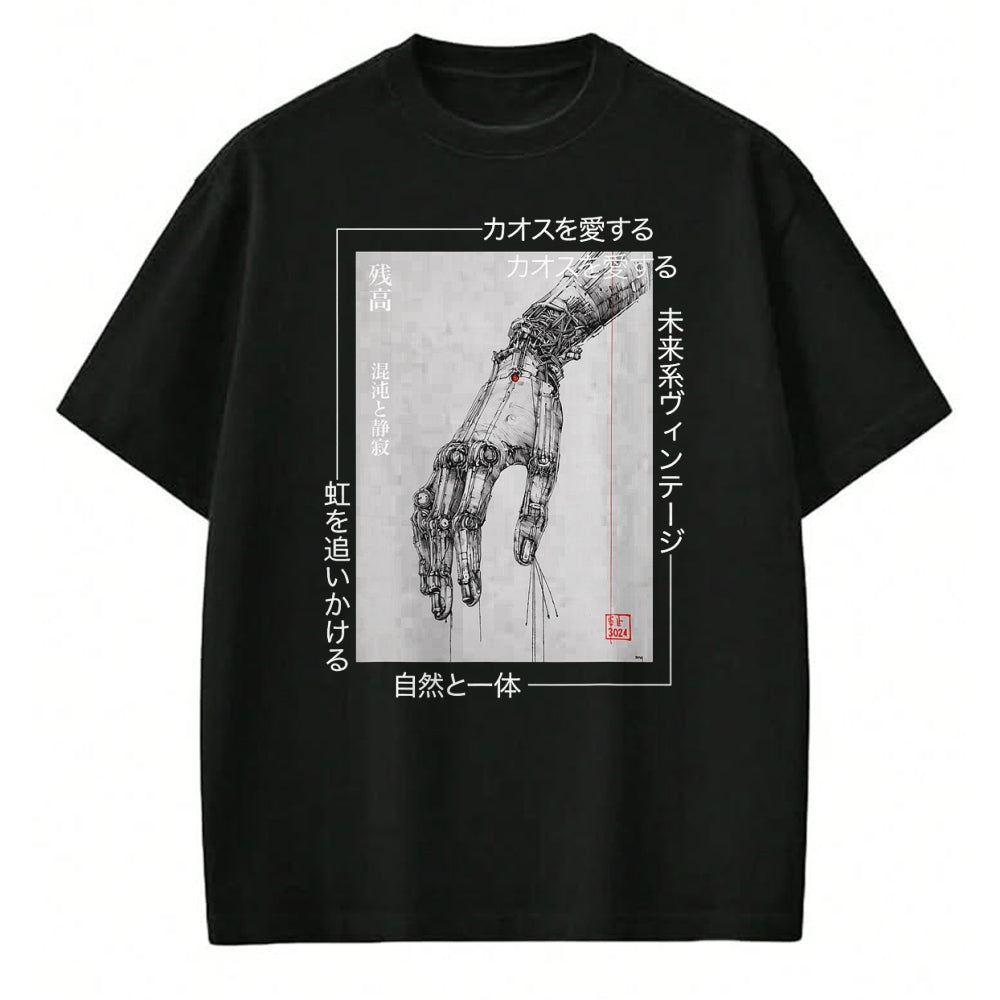 Best Mechanic Life Shirt, Funny Mechanic UnisexT-Shirt/Hoodie/Sweatshirt HLT00 - Futuristic Cyberpunk Hand - Japanese Streetwear Aesthetic T-Shirt