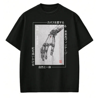 Best Mechanic Life Shirt, Funny Mechanic UnisexT-Shirt/Hoodie/Sweatshirt HLT00 - Futuristic Cyberpunk Hand - Japanese Streetwear Aesthetic T-Shirt